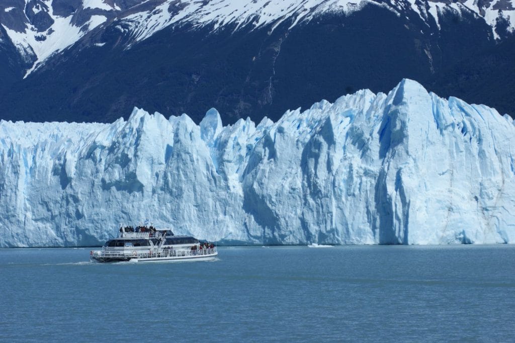 Navegación hacia el glaciar